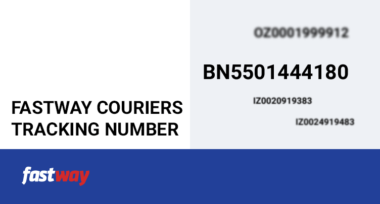 fastway couriers tracking number